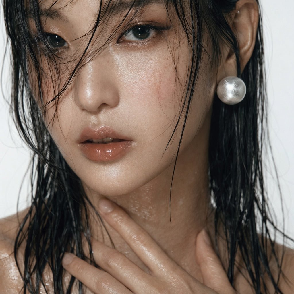 ISEO sterling silver dome earrings - Ameza