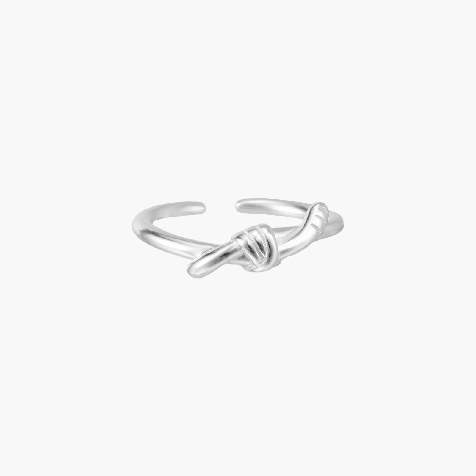 MADI sterling silver knot ring - Ameza