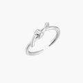 MADI sterling silver knot ring - Ameza