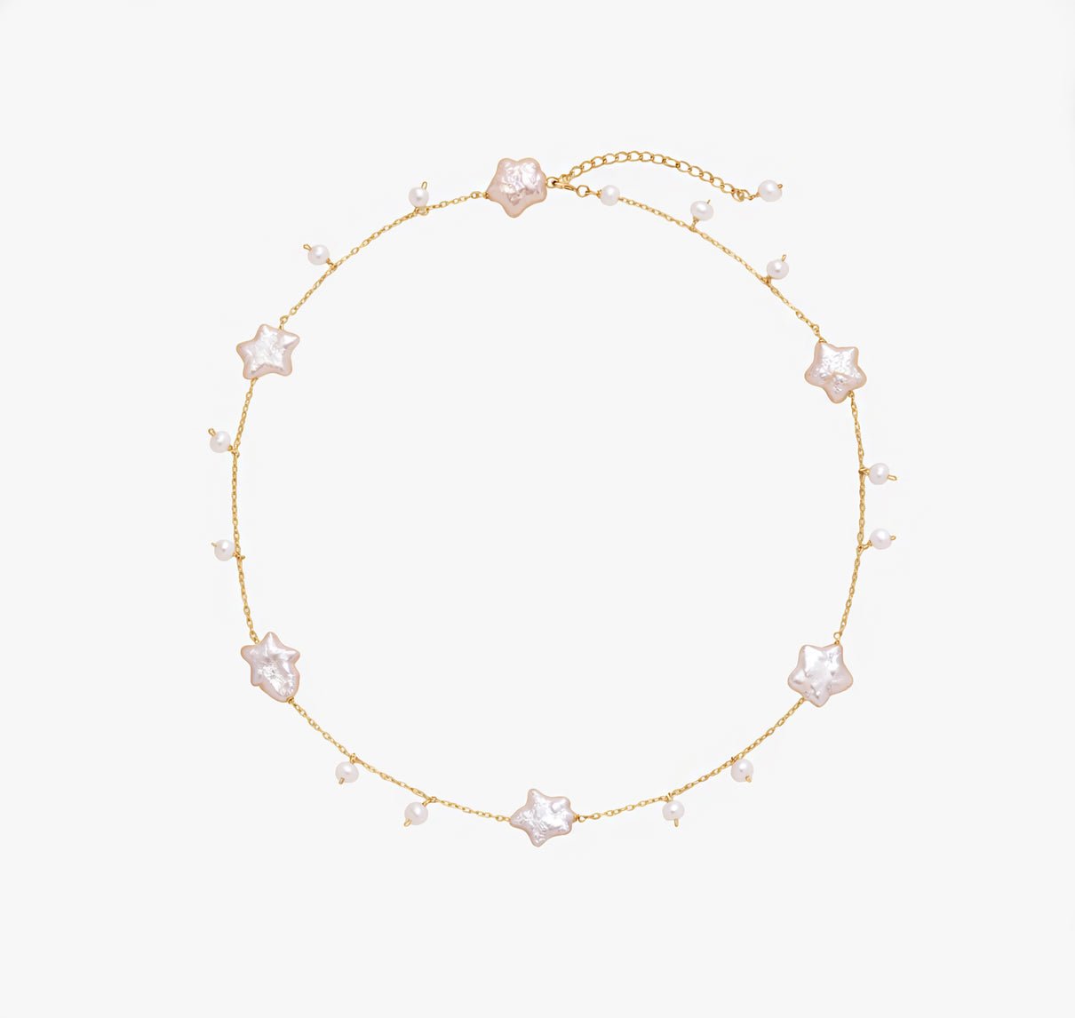 SAE celestial pearl star necklace - Ameza
