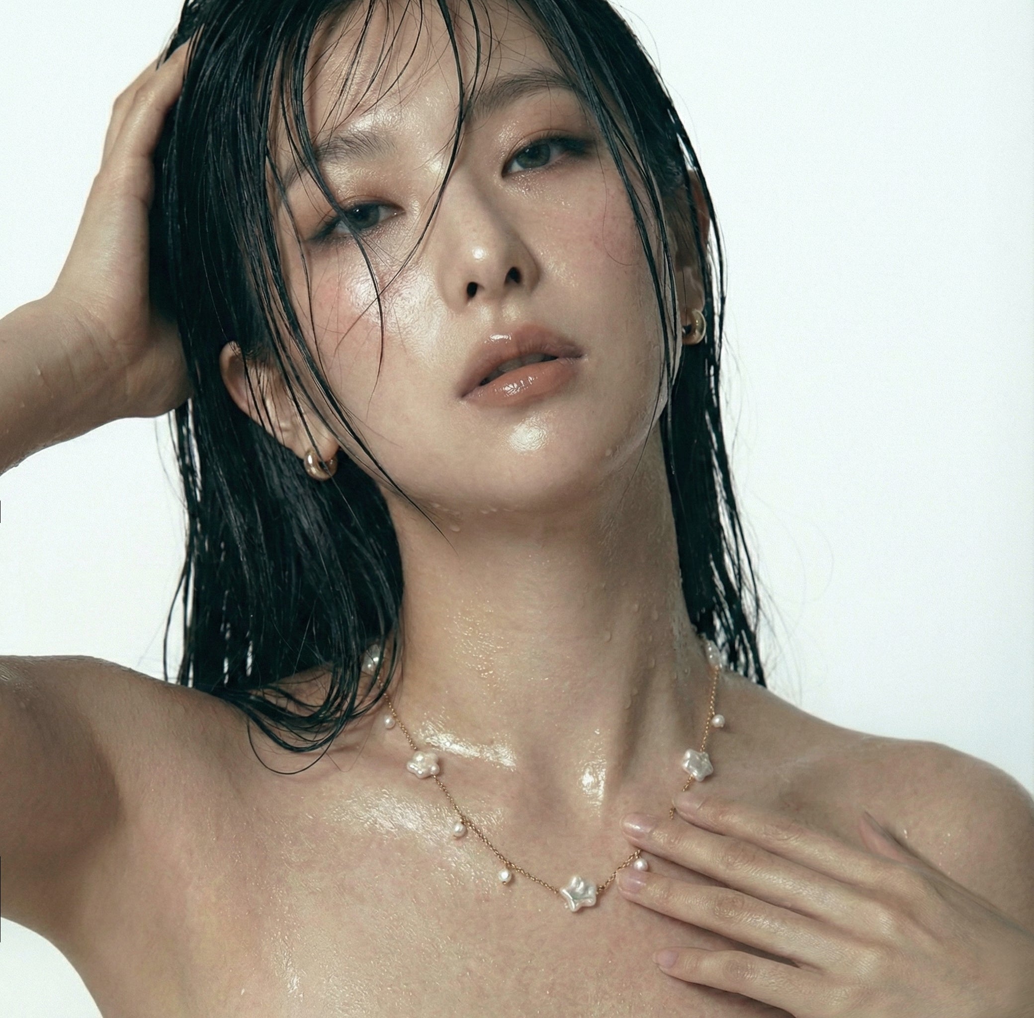 SAE celestial pearl star necklace - Ameza